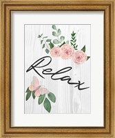 Relax Florals 1 Fine Art Print