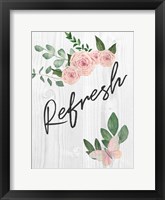 Refresh Florals 1 Framed Print