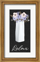 Relax Floral Towel Fine Art Print