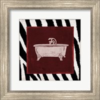 Crimson Safari Bath 3 Fine Art Print