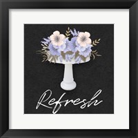 Refresh Floral Sink Framed Print