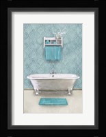 Vintage Teal Bath Fine Art Print