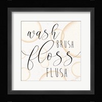 Wash Brush Framed Print