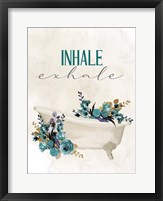 Inhale Exhale Tub Fine Art Print