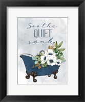 Soothe Quiet Soak Tub Fine Art Print