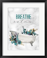 Breathe Relax Tub Fine Art Print