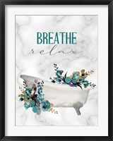 Breathe Relax Tub Fine Art Print