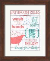 Bath Rules 2 Fine Art Print