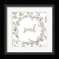 Beige Bath 2 Framed Print