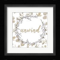 Beige Bath 3 Framed Print