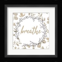 Beige Bath 4 Framed Print