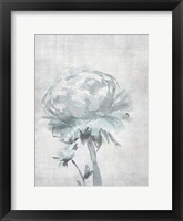 Watercolor Blooms 2 2.0 Blue Framed Print