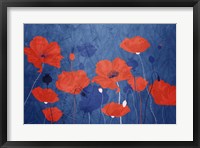 Classic Blue Poppies Fine Art Print