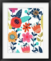 Colorful Floral 1 Framed Print