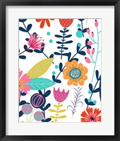 Colorful Floral 2 Framed Print