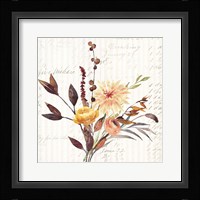 Wild Floral 1 Fall Framed Print
