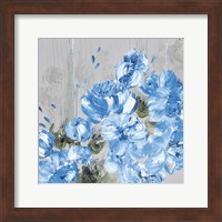 Blue Cascading Delight 1 Fine Art Print