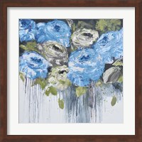 Blue Cascading Delight 2 Fine Art Print
