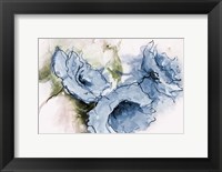 Animated Blue Flora Fine Art Print