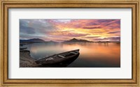 Sunset on a Lake, Scotland Fine Art Print