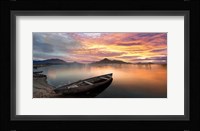 Sunset on a Lake, Scotland Fine Art Print