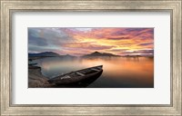 Sunset on a Lake, Scotland Fine Art Print