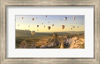 Air Balloons in Cappadocia, Turkey Fine Art Print