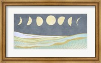 Moon and Tidal Waves Fine Art Print