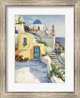 Sole su Santorini Fine Art Print