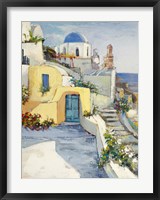 Sole su Santorini Fine Art Print