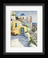 Sole su Santorini Fine Art Print