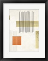 Lines and Shapes II Framed Print