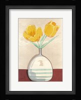Vase with Tulips I Framed Print