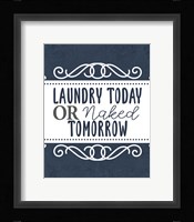 Laundry Today 1 Framed Print