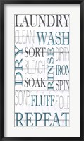 Laundry Clean Wash Fine Art Print