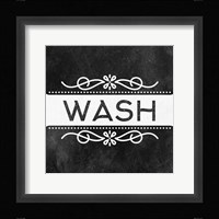 Wash Dry Fold 1 v2 Framed Print