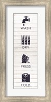 Laundry Navy Fine Art Print