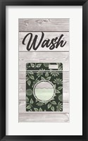 Wash Framed Print