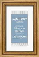 Laundry Business Days Fine Art Print