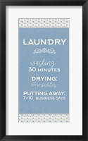 Laundry Business Days Fine Art Print