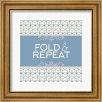 Fold And Repeat Laundry Fine Art Print