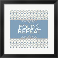 Fold And Repeat Laundry Fine Art Print