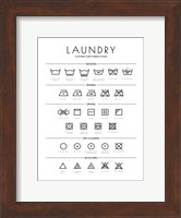 Laundry Icons Fine Art Print