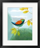 Colorful Birds I Framed Print