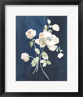 White Florals of Summer III Framed Print