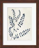 Simple Nature I Indigo Cream Fine Art Print