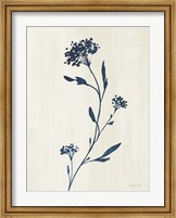 Simple Nature IV Indigo Cream Fine Art Print