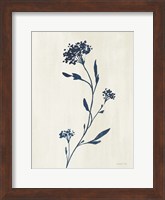 Simple Nature IV Indigo Cream Fine Art Print