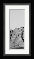 Badlands BW Panel II Fine Art Print