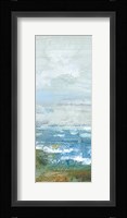 Morning Seascape Panel II Framed Print